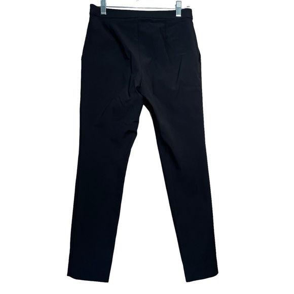 Theory Dress Pants Size 0 Thaniel Kennett Pull On Work Career Slacks Black - Picture 2 of 10